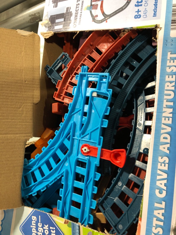 Photo 2 of Thomas & Friends Motorized Toy Train Set Crystal Caves Adventure with Thomas, Tipping Bridge & 8 Ft of Track for Kids Ages 3+ Years