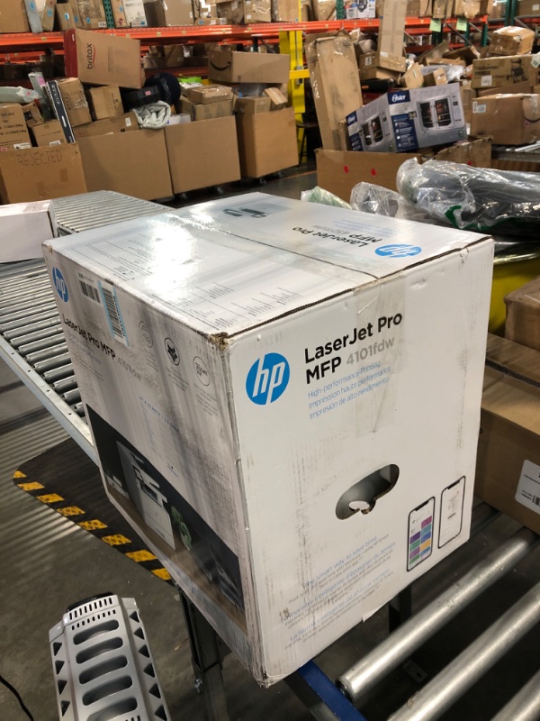 Photo 4 of HP LaserJet Pro MFP 4101fdw Wireless Black & White Printer with Fax