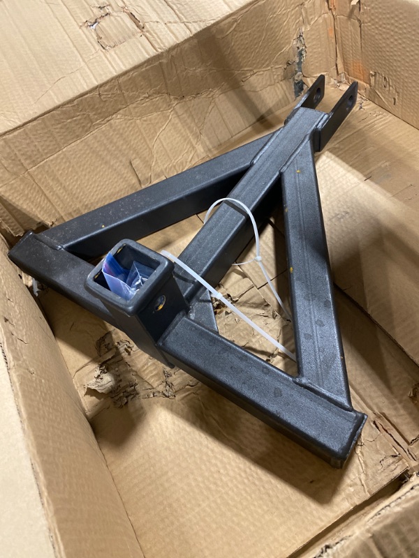 Photo 2 of KYBOLT 3 Point 2" Trailer Hitch Receiver Heavy-Duty for Category 1 Tractors Compatible with Kubota, BX, LM25H, WLM Tractor, NorTrac, Yanmar, Kioti, Cat, John Deere 3 Point 2" Hitch Receiver