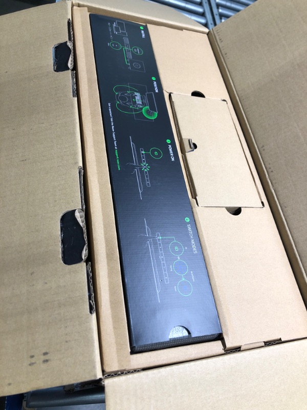 Photo 2 of Razer Leviathan V2: Multi-Driver PC Gaming Soundbar with Subwoofer & Base Station V2 Chroma: Chroma RGB Lighting - Non-Slip Rubber Base - Designed for Gaming Headsets - Classic Black Leviathan V2 Soundbar+ Base Station V2 Chroma