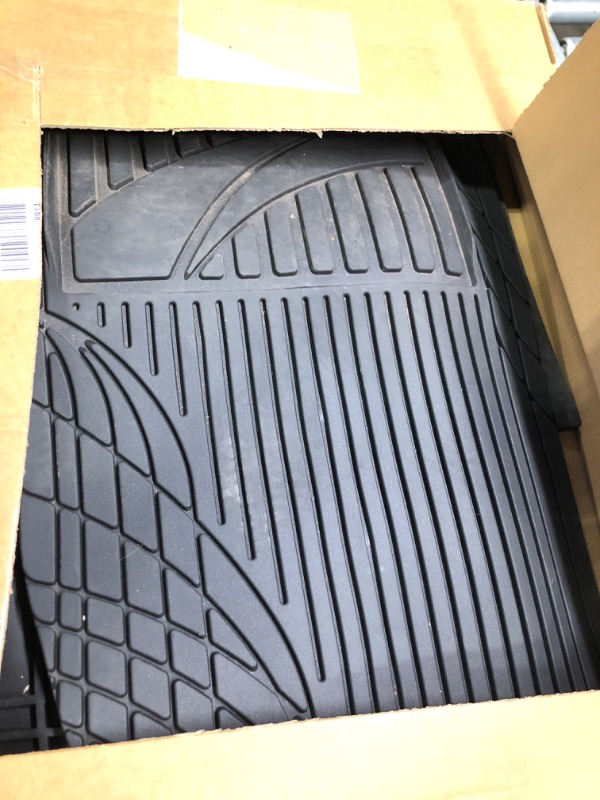 Photo 2 of LASFIT Floor Mats Fit for 2018-2024 Chevrolet Equinox/GMC Terrain Denali, All Weather Protection TPE Car Liners, 1st & 2nd Row Set