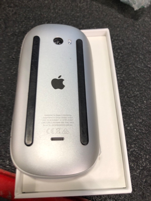 Photo 1 of Apple Magic Mouse (Wireless, Rechargable) - White Multi-Touch Surface