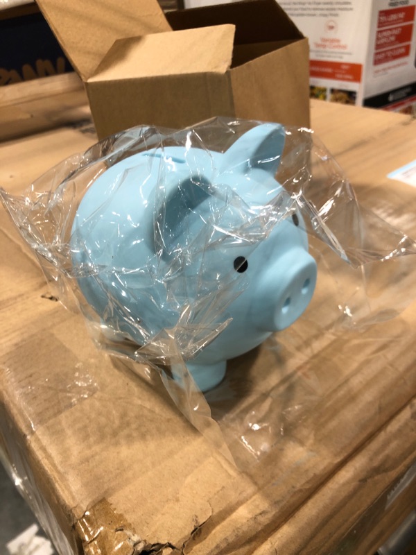 Photo 1 of 9 BLUE PIGGY BANKS