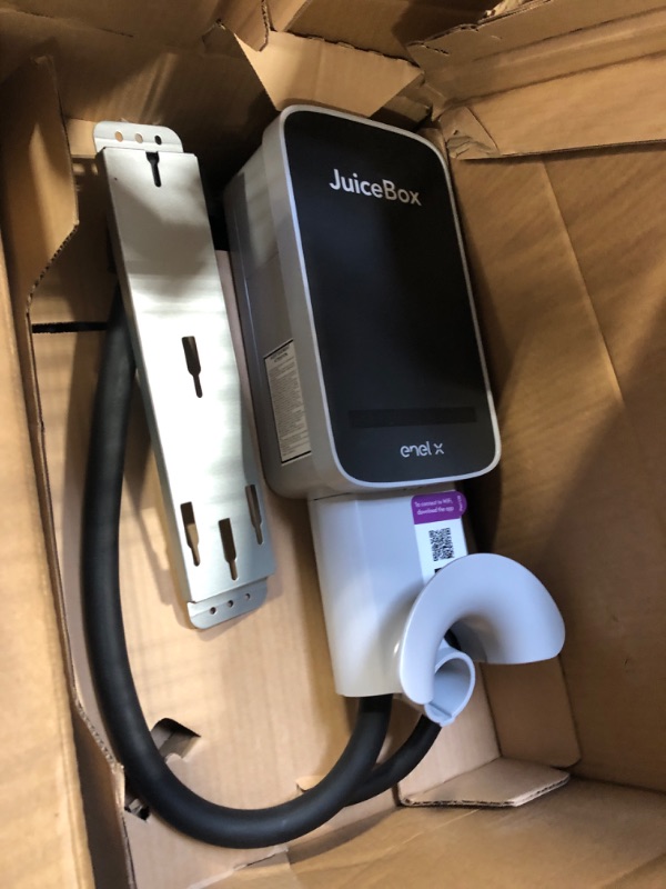 Photo 1 of JuiceBox 40 Smart Electric Vehicle (EV) Charging Station with WiFi - 40 amp Level 2 EVSE, 25-Foot Cable, UL & Energy Star Certified, Indoor/Outdoor Use (NEMA 14-50 Plug, Gray)… 40 Amp 14-50 Plug