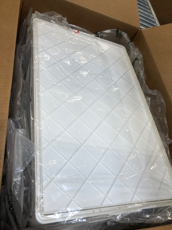 Photo 1 of CARVPUMS Stackable Collapsible Storage Bins with Lids Closet Organizers Nightstand Foldable Plastic Home Container with Door for Kitchen Livingroom Bedroom Office Bathroom (19Gal 3Pack)