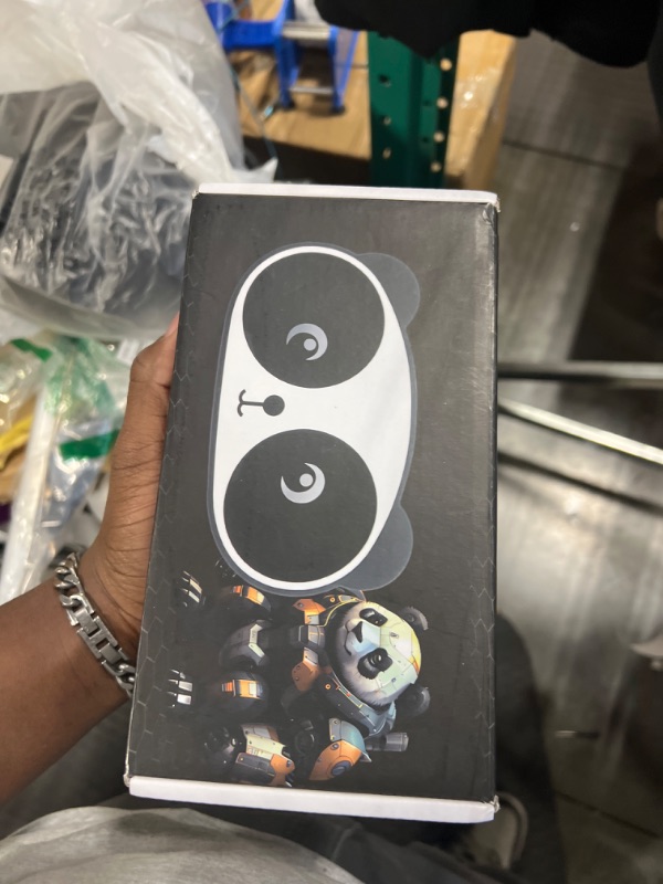 Photo 1 of BEEGROW Center Cosole Cup Holder Insert for 2023 2022 2021 Tesla Model Y Model 3, Cute Panda Tesla Interior Accessories
