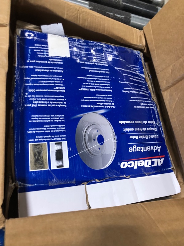 Photo 3 of ACDelco Advantage 18A2733AC Coated Rear Disc Brake Rotor