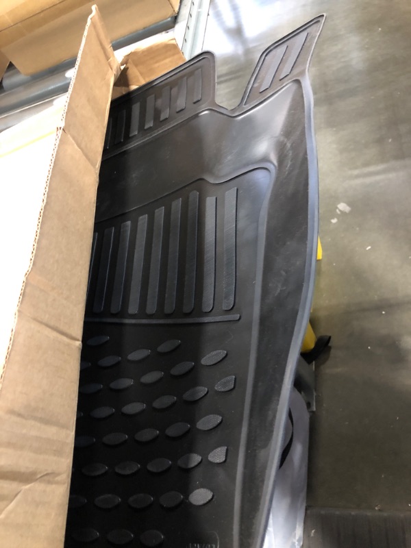 Photo 2 of Fits 2020-2023 Ford Escape Floor Mats Front & 2nd Row Seat Liner Set (Black) 2020-2022+ Ford Escape Floor Mats