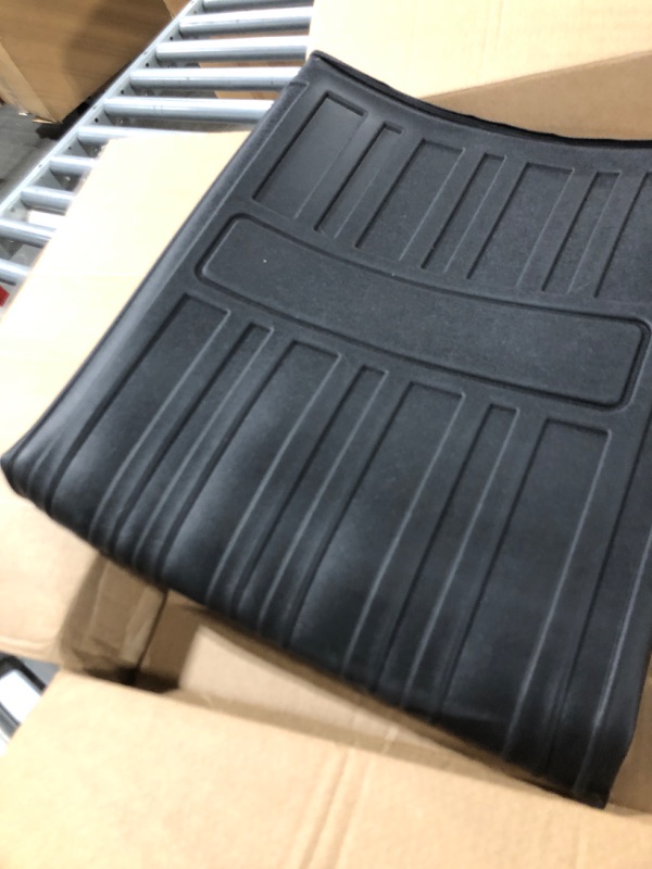 Photo 3 of Elsetyler Custom Fit for Cargo Liner Mazda CX-50 2023 - Black TPO All Weather Heavy Duty Waterproof Rear Cargo Tray Trunk Floor Mat Protector