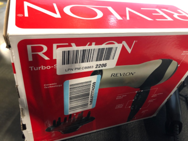 Photo 1 of Revlon Perfect Heat Volumizing Turbo Hair Dryer - 1875 Watt