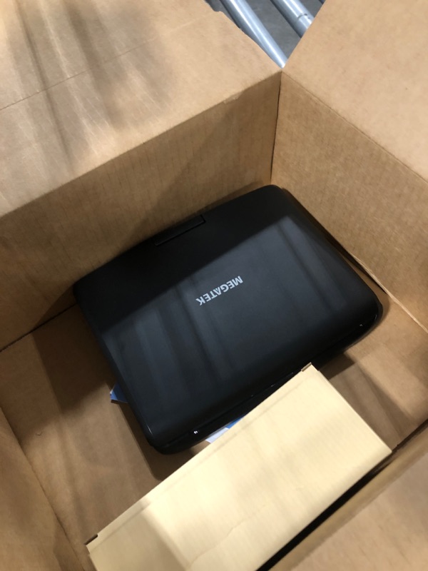 Photo 1 of Megatek 12.5" Portable DVD Player with 10.5" HD Swivel Screen, Upgraded 6-Hour Rechargeable Battery, Play CD/DVD/USB/SD Card, Car Headrest Mount, AC Power Adapter, Car Charger, Remote Control
