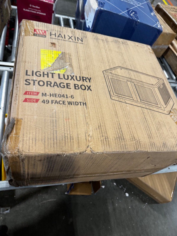 Photo 1 of Storage Cabinet - Storage Containers, Trunk Organizer, Dorm Room Essentials, 8.4 Gal Folding Storage Box, Stackable Organization and Storage, Plastic Car Organizer, Cube Storage Organizer (6 Pack) 8.4 Gal - 6 Pack Minimalist