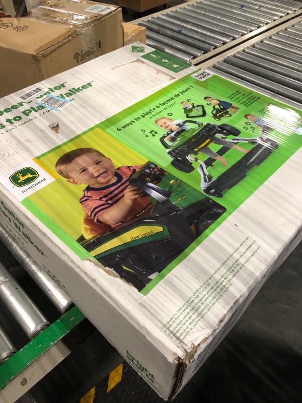 Photo 2 of Bright Starts John Deere Gator Ways to Play 4-in-1 Baby Activity Push Walker, Green, Age 6 Months+