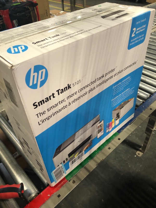 Photo 2 of HP Smart-Tank 5101 Wireless All-in-One Ink-Tank Printer with up to 2 Years of Ink Included (1F3Y0A),White