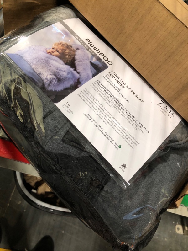 Photo 1 of 7 A.M. Enfant TundraPOD Stroller and Car Seat Footmuff, Convertible into a Single Panel Cover (Tundra, 0-18M) Tundra 0-18M