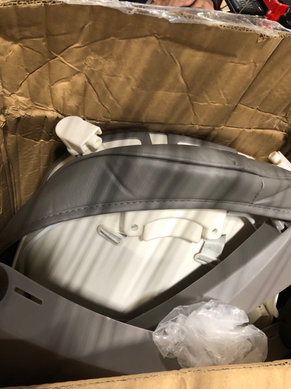 Photo 1 of Boyro Baby 4-in-1 Baby High Chair, High Chairs for Babies and Toddlers with Removable Tray and Adjustable Backrest & Height, Convertible & Foldable, Grows with Baby c-grey