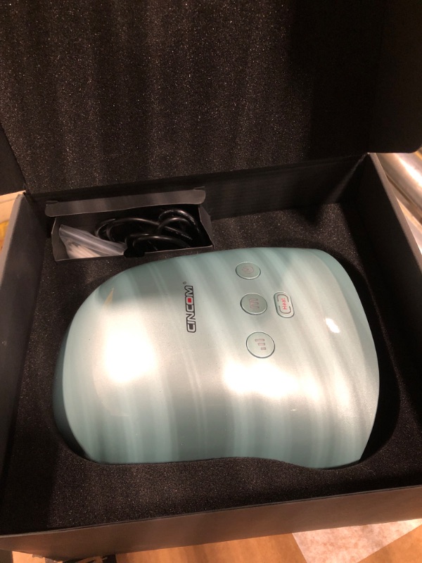 Photo 1 of CINCOM Hand Massager - Cordless Hand Massager with Heat and Compression for Arthritis and Carpal Tunnel - Gifts for Women(Blue)
