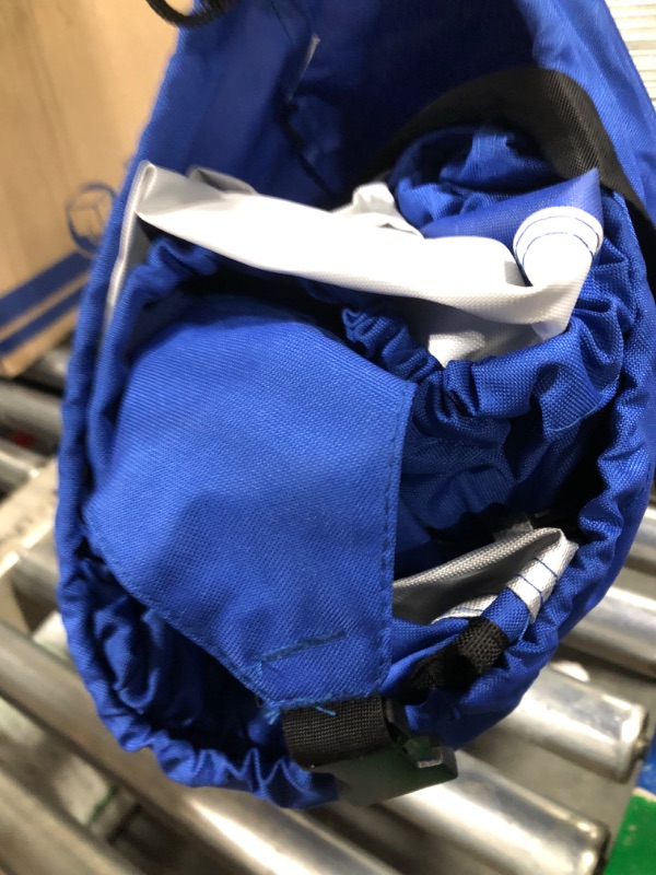 Photo 1 of Jet Ski Cover VINPATIO 600D Trailerable Jetski Cover, Heavy Duty 100% Waterproof PWC Cover Seadoo Cover Waverunner Cover, Fits Seadoo, Yamaha, Kawasaki, Honda, Polaris 96"-101" L, Blue&Silver A1: FITS 96"-101" L- 1 seater Blue-Silver
