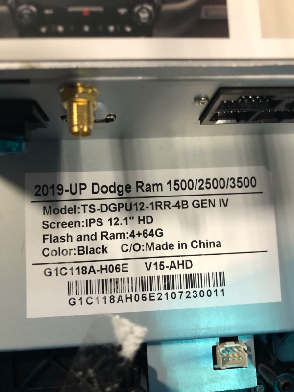 Photo 1 of LINKSWELL GEN IV 12.1 Inch Radio Replacement for RAM 2019 2020 2021 Trucks New Body Style 1500/2500/3500 Android 8.1 T-Style Car Stereo Touch Screen Head Unit Multimedia Bluetooth GPS Navigation