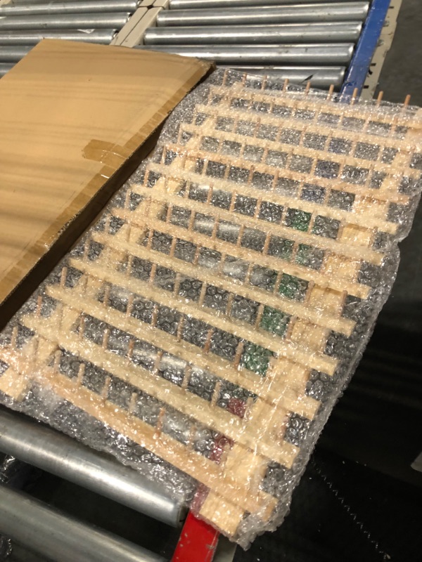 Photo 1 of BAENRCY 120-Spools Wooden Thread Holder Sewing and Embroidery Thread Rack and Organizer Thread Rack for Sewing