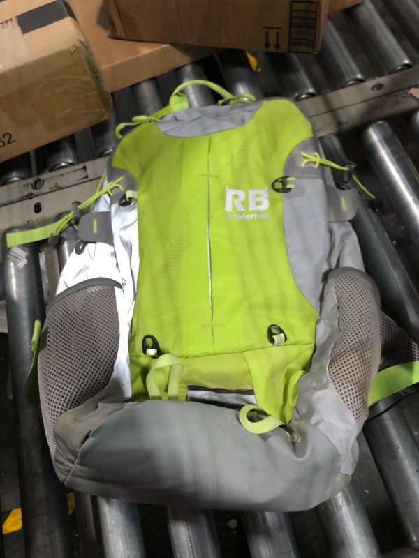Photo 3 of @Riderbag Reflective motorcycle and bike backpack, perfect commuter backpack (lime backpack)
