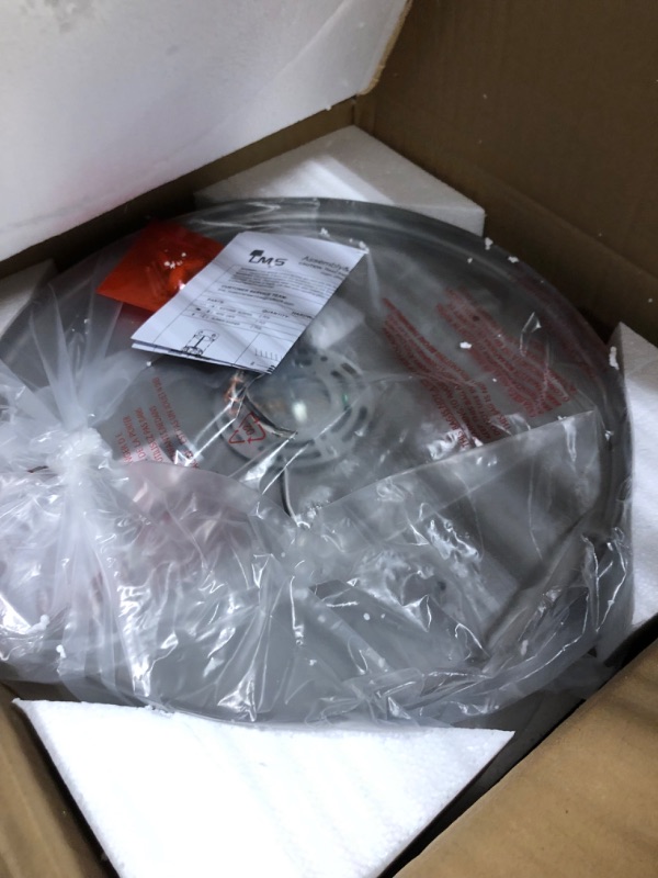 Photo 1 of LMS Modern Flush Mount Ceiling Light, 16" Large Light Fixtures Ceiling in Brushed Nickel, 2- Light Flush Mount Light Fixture with Drum White Acrylic Shade, Dimmable, LMS-030