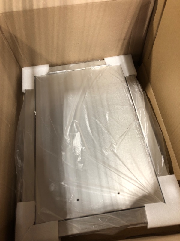 Photo 1 of ***** MISSING HARDWARE*** Stainless steel metal cover, lid