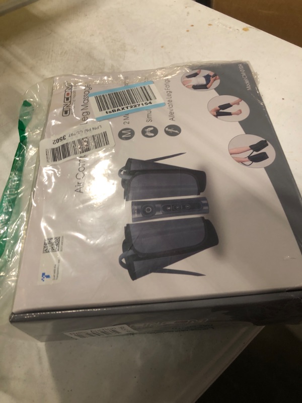 Photo 1 of CINCOM Leg Massager for Circulation Air Compression Calf Massager with 2 Modes 3 Intensities and Helpful for RLS and Edema Muscles Relaxation?FSA or HSA Approved?