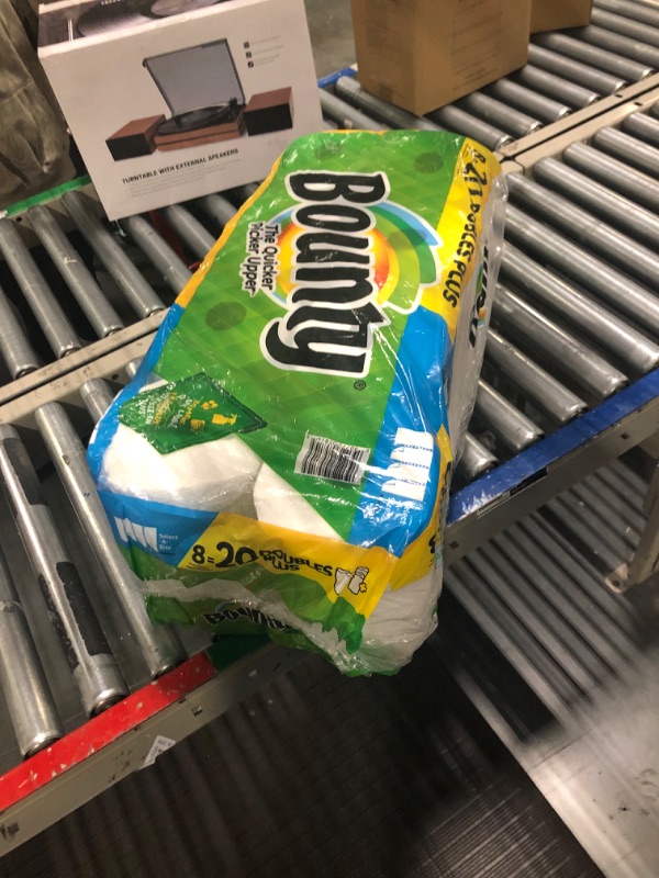 Photo 1 of Bounty Select-A-Size Paper Towels, White, 8 Double Plus Rolls = 20 Regular Rolls 20 Count (Pack of 1) White