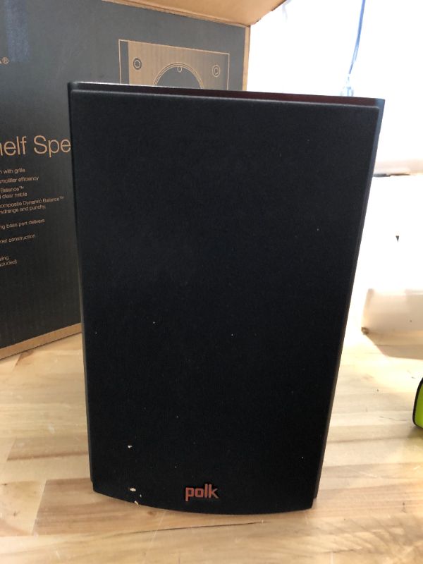 Photo 1 of Polk Audio T15 100 Watt Home Theater Bookshelf Speakers – Hi-Res Audio with Deep Bass Response, Dolby and DTS Surround, Wall-Mountable, Pair, Black, 6.5 x 7.25 x 10.63 inches

