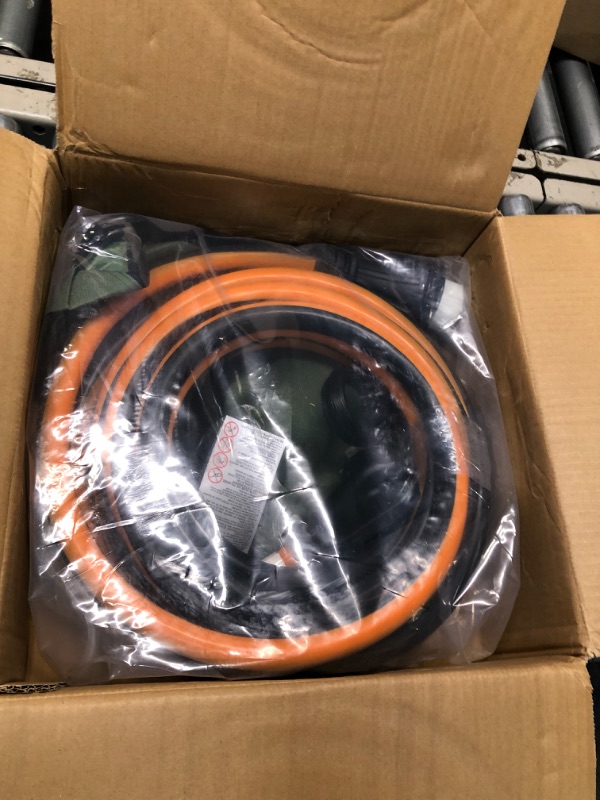 Photo 2 of RVLAND 50 Amp 25 Feet RV Extension Cord, 14-50P to SS2-50R Heavy Duty STW Generator Extension Cord for RV Camper and Generator to House, with Locking Connector and Cord Organizer(25 Feet) 25FT Locking