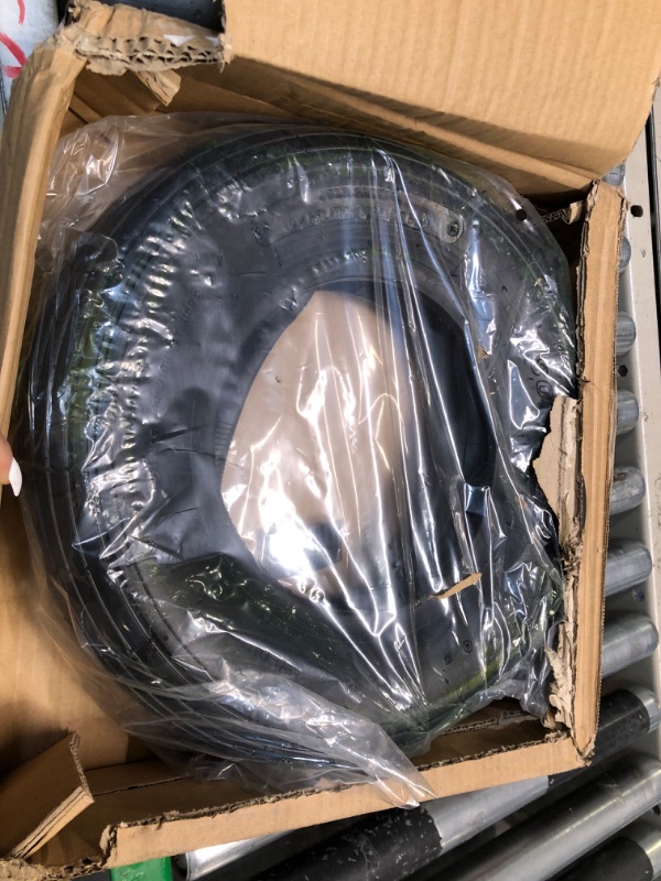 Photo 1 of 4.80/4.00-8" Replacement Pneumatic Wheel Tire and Tube 1-(Pack)