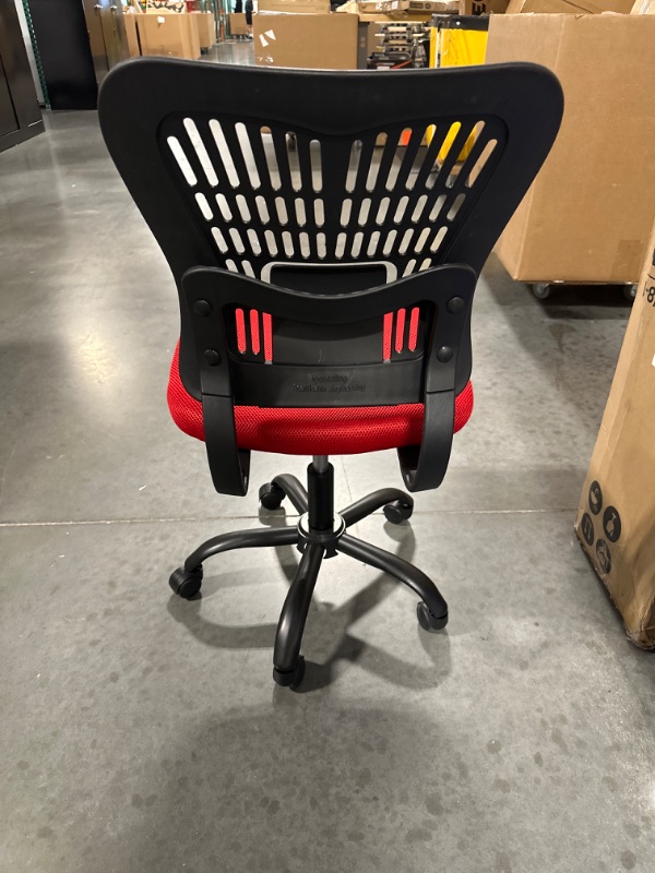 Photo 2 of Black And Red Swivel Office Chair