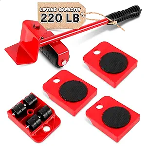 Photo 1 of Furniture Lift Mover Tool Set - Furniture Movers with Wheels Heavy Furniture Moving Sliders Appliance Rollers Heavy Duty Furniture Lifter and Sliders Kit - Furniture Movers Sliders Appliance Movers