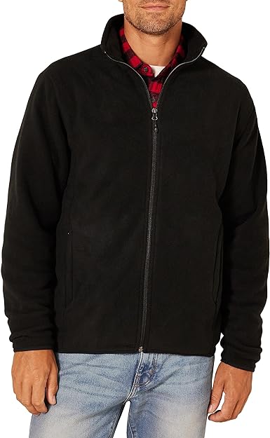 Photo 1 of Amazon Essentials Men's Full-Zip Fleece Jacket (Available in Big & Tall)