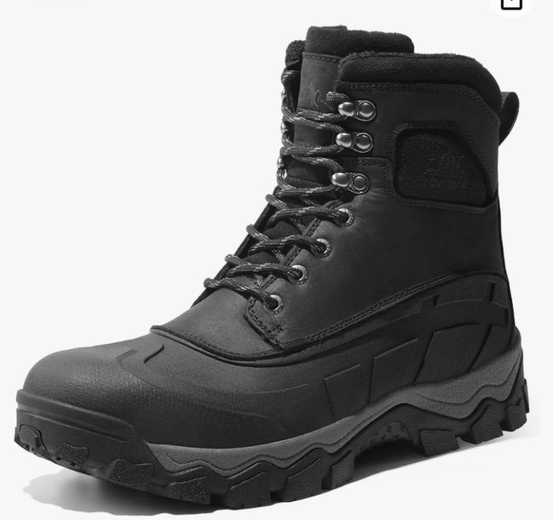 Photo 3 of NORTIV 8 Mens Winter Boots Insulated Waterproof Snow Hiking Boots