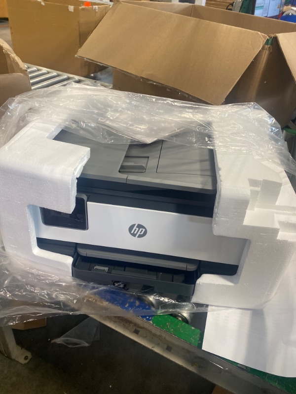 Photo 2 of HP OfficeJet 8015e Wireless Color All-in-One Printer with 6 Months Free Ink (228F5A) (Renewed Premium),White