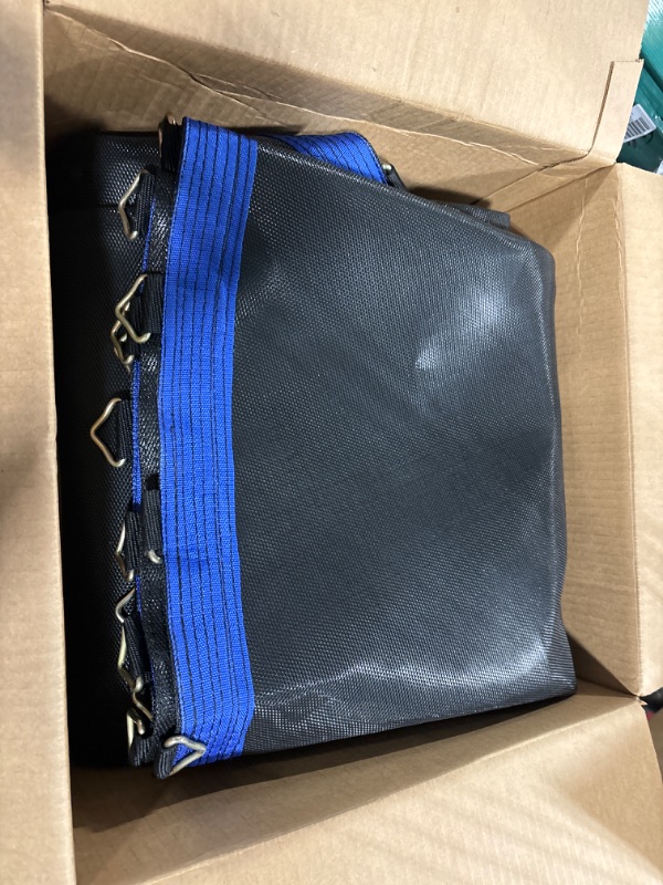Photo 1 of 11' 11" (143") Round Trampoline Mat with 104 Rings with Free Blue Sunguard!!! Made in The USA!