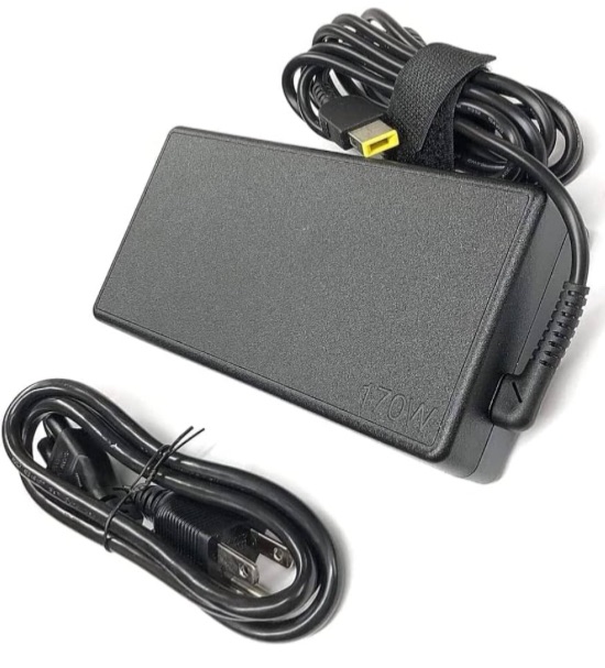 Photo 1 of 170W AC Adapter Charger Fit for Lenovo Thinkpad P1 P50 P51 P52 P53 P70 P71 P73 W540 W541 T540P ADL170NDC2A ADL170NDC3A ADL170NLC3A ADL170NLC2A Gen 1 2 3 4 4X20E50574 Laptop Power Supply Cord