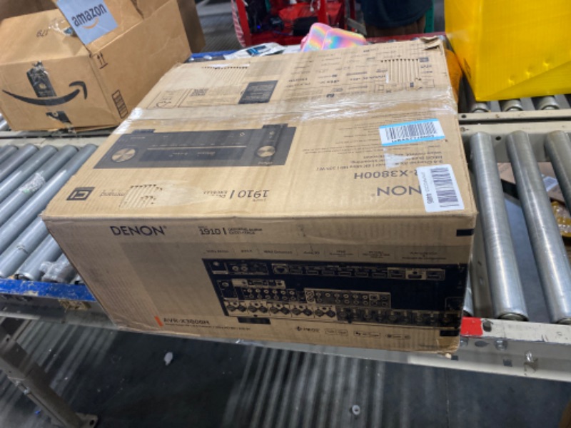 Photo 1 of ****MISSING ANTENNA AND POWER CORD//SOLD AS PARTS**** Denon AVR-X6800H 11.4 Channel AV Receiver - 140W/Channel, Wireless Streaming via Built-in HEOS, WiFi, & Bluetooth, Supports Dolby Vision, HLG, HDR10+, Dynamic HDR, & Dolby Atmos Height Virtualization