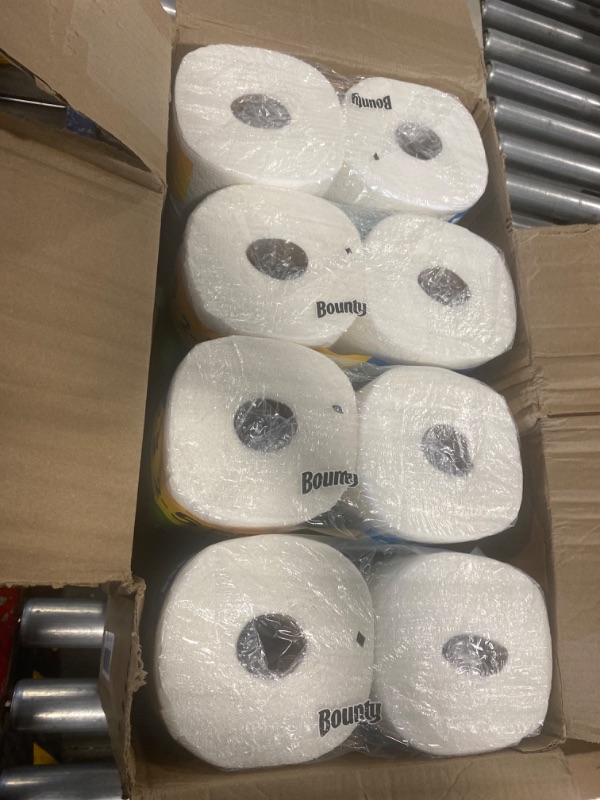 Photo 3 of 8 rolls Bounty Select-A-Size Paper Towels, White, 2 Double Plus Rolls 