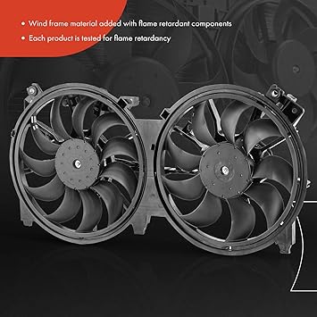 Photo 1 of A-Premium Cooling Fan Assembly Compatible with Nissan Altima 2007-2018 2.5L 3.5L, Maxima 2016-2021 3.5L