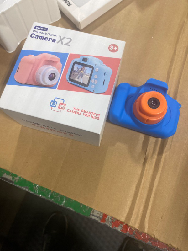 Photo 2 of Kids Camera for Boys, Kids Selfie Camera for 6 7 8 9 Year Old Boys Girls, Children Digital Video Camcorder Camera, Christmas Birthday Gifts for Kid Toddler Toys with 32GB SD Card Blue