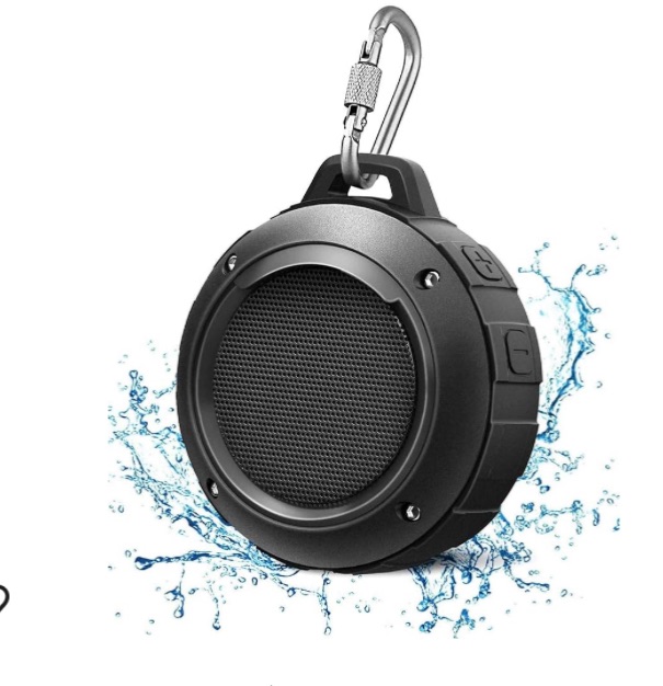 Photo 1 of Kunodi Outdoor Waterproof Bluetooth Speaker, Wireless Portable Mini Shower Travel Speaker with Subwoofer, Enhanced Bass, Built in Mic for Sports, Pool, Beach, Hiking, Camping