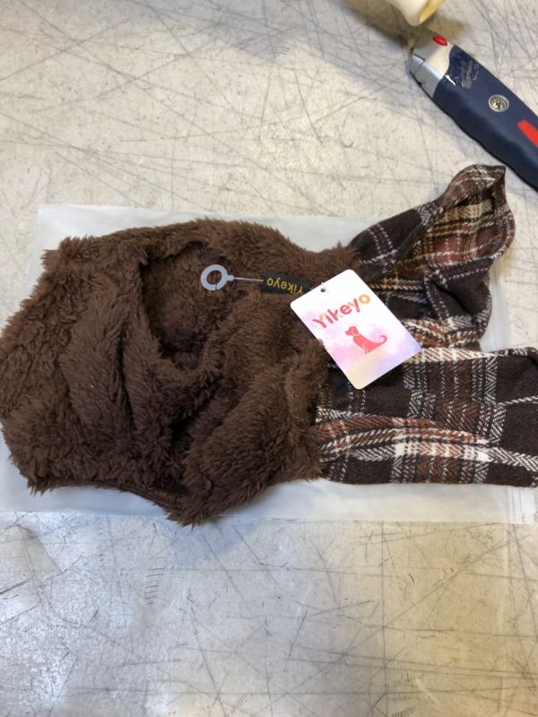 Photo 2 of Dog Sweater Small Dog Sweater Dog Clothes for Small Dogs Girl Kitten Clothes Cat Sweater XXS Dog Clothes Puppy Clothes for Small Dogs Boy Puppy Clothes Extra Small Dog Clothes (Small) Small Brown