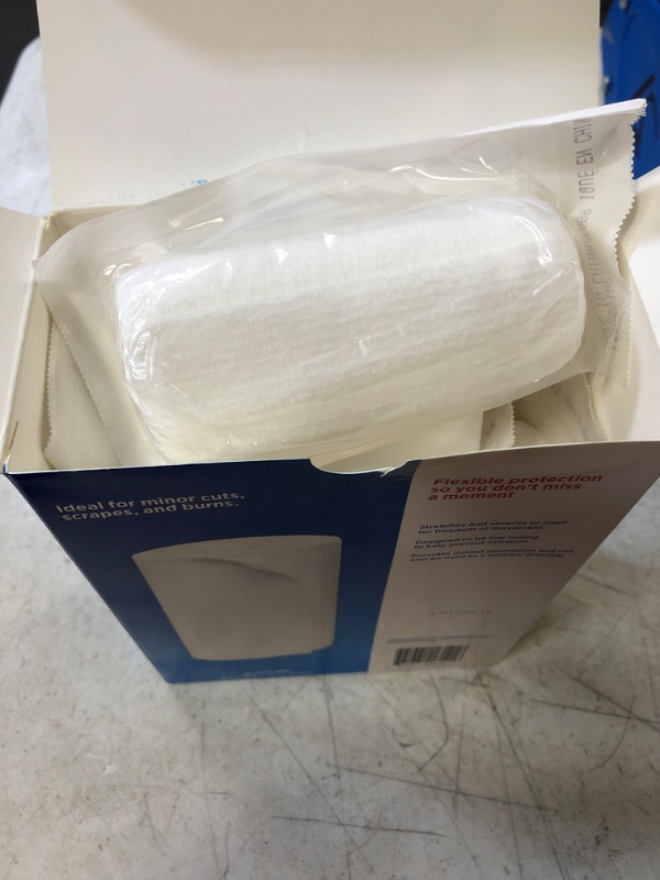 Photo 1 of Band-Aid Brand of First Aid Products Flexible Rolled Gauze Dressing for Minor Wound Care, Soft Padding and Instant Absorption, Sterile Kling Rolls, 4 Inches by 2.1 Yards, Value Pack, 5 ct