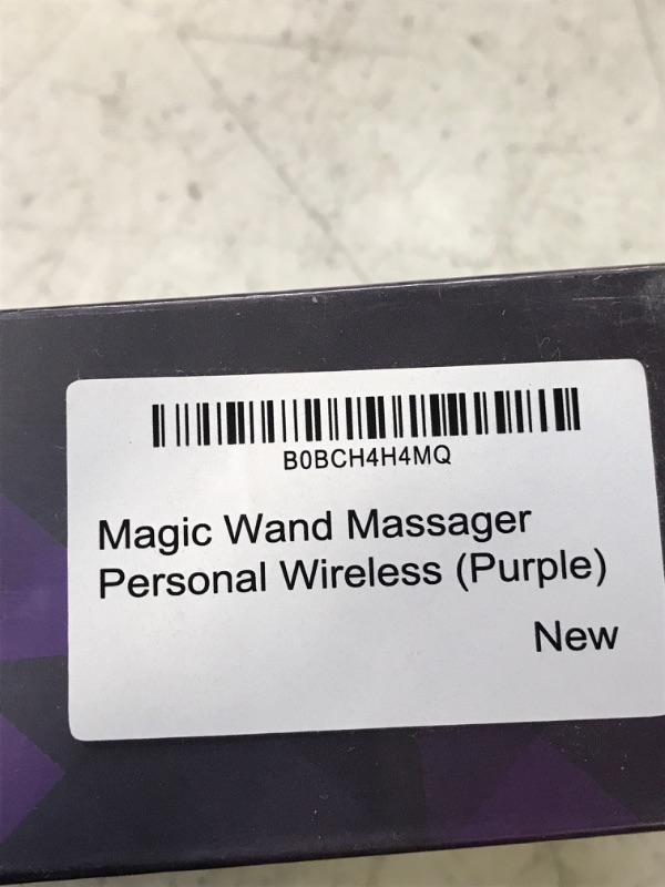 Photo 3 of AV Wand Massager Personal Wireless (Purple)
NEW - SEALED
