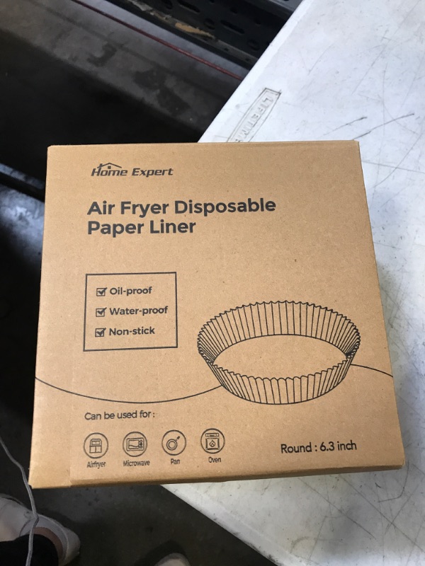 Photo 2 of Air Fryer Disposable Paper Liner-350PCS Parchment Paper Sheets,Round Air Fryer Parchment Paper, Non-Stick Food Grade Parchment Paper for Air Fryer,Baking,Cooking 7.9Inch 350 7.9 inch