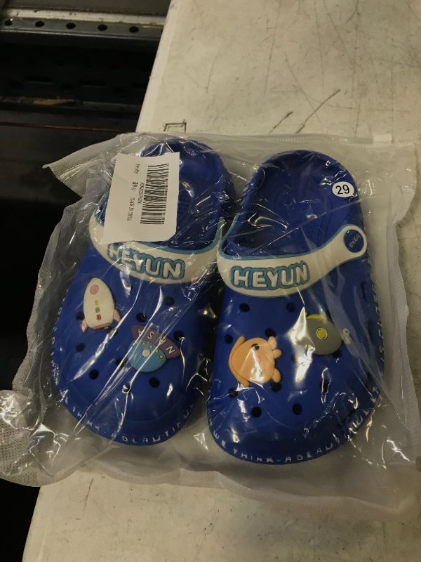 Photo 1 of KIDS CLOGS BLUE SIZE 11.5