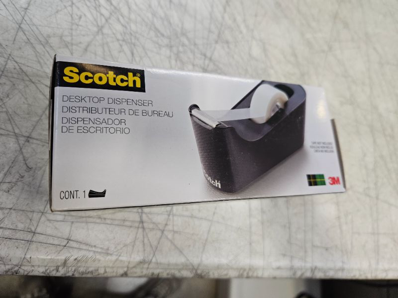 Photo 2 of Scotch Desktop Tape Dispenser Black